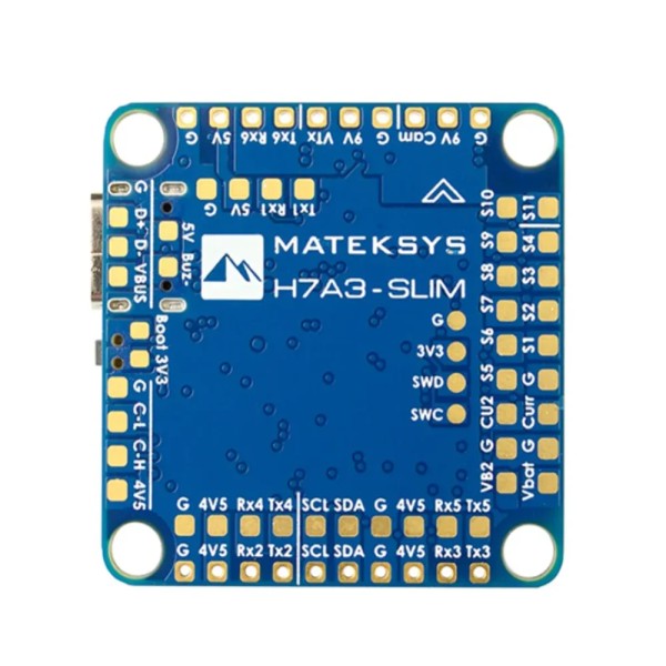 Wholesale Matek MATEKSYS H7A3-SLIM STM32H7A3RIT6 Flight Controller Built-in ICM42688P 2~8S for RC Long Rang Racing Drone